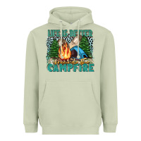Matcha life is better around the campfire Heavyweight Hoodie - Zillion Design Studio