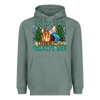 Sage life is better around the campfire Heavyweight Hoodie - Zillion Design Studio