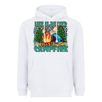 White life is better around the campfire Heavyweight Hoodie - Zillion Design Studio