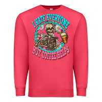 Cardinal i hate everyone but coffee helps Premium Sweatshirt - Zillion Design Studio