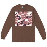 Chestnut milky camouflage Long Sleeve Tee - BarkalooDesign