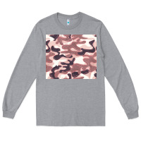Heather Grey milky camouflage Long Sleeve Tee - BarkalooDesign
