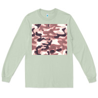Matcha milky camouflage Long Sleeve Tee - BarkalooDesign