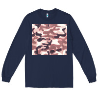 Navy milky camouflage Long Sleeve Tee - BarkalooDesign