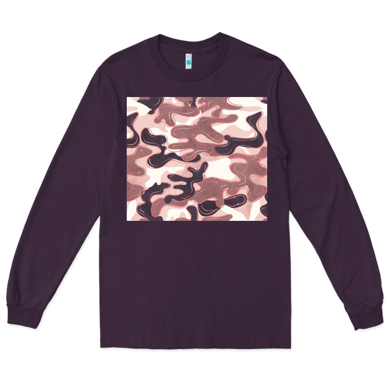 Milky Camouflage Long Sleeve Tee by BarkalooDesign | Teevron