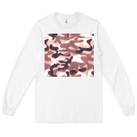 White milky camouflage Long Sleeve Tee - BarkalooDesign