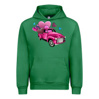 Emerald truck with hearts Urban Hoodie - AdoDesignShop