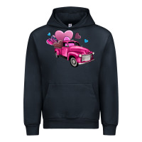 Navy truck with hearts Urban Hoodie - AdoDesignShop