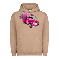 Pigment Burro truck with hearts Urban Hoodie - AdoDesignShop