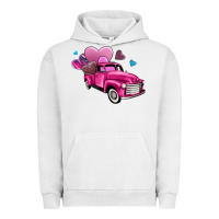 Pigment Lunar Rock truck with hearts Urban Hoodie - AdoDesignShop