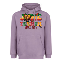 Lavender juneteenth since 1865 with heart Heavyweight Hoodie - texasbilliewilder