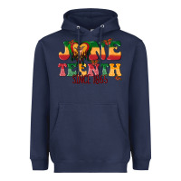Juneteenth Since 1865 With Heart Heavyweight Hoodie | Teevron