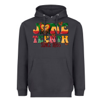 Smoke juneteenth since 1865 with heart Heavyweight Hoodie - texasbilliewilder