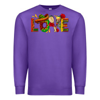 Purple Mexico Love Premium Sweatshirt - texasbilliewilder