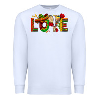 White Mexico Love Premium Sweatshirt - texasbilliewilder