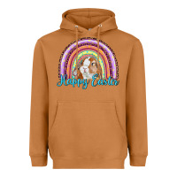 Meerkat happy easter rainbow bunny Heavyweight Hoodie - RanaPortraitStore