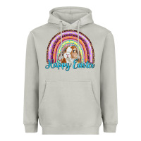 Moon Dust happy easter rainbow bunny Heavyweight Hoodie - RanaPortraitStore
