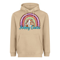 Mushroom happy easter rainbow bunny Heavyweight Hoodie - RanaPortraitStore