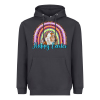 Smoke happy easter rainbow bunny Heavyweight Hoodie - RanaPortraitStore