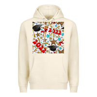 Tofu graduation 2022 seamless pattern Premium Hoodie - BundleAndBundleShop