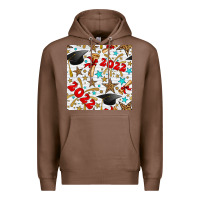 Chestnut graduation 2022 seamless pattern Premium Hoodie - BundleAndBundleShop