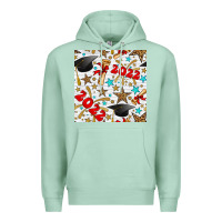 Seafoam graduation 2022 seamless pattern Premium Hoodie - BundleAndBundleShop