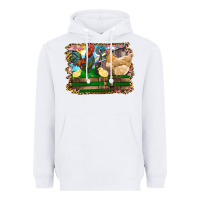 White Happy easter rooster chicken and chick Heavyweight Hoodie - RanaPortraitStore