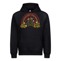 Black rainbow tree Urban Hoodie - AdoDesignShop