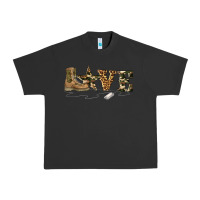 Pigment Black camouflage military boots love Urban Heavy Tee - Artiststas