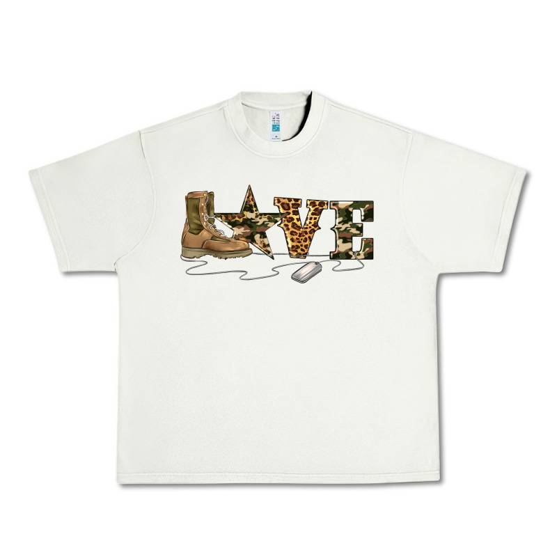 Camouflage Military Boots Love Urban Heavy Tee by Artiststas | Teevron