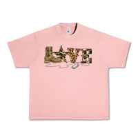 Salmon camouflage military boots love Urban Heavy Tee - Artiststas