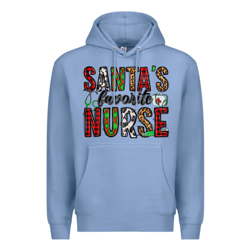 Santa's Favorite Nurse Premium Hoodie by Jasminsmagicworld | Teevron