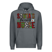 Rock santa's favorite nurse Premium Hoodie - Jasminsmagicworld