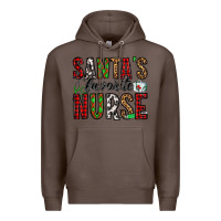 Coffee santa's favorite nurse Premium Hoodie - Jasminsmagicworld