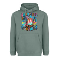 Sage campfires and coctails Heavyweight Hoodie - Zillion Design Studio