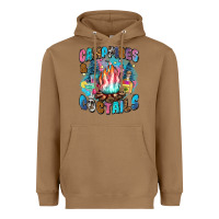 Toasted Coconut campfires and coctails Heavyweight Hoodie - Zillion Design Studio