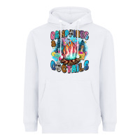 White campfires and coctails Heavyweight Hoodie - Zillion Design Studio