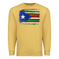 Antique Gold Mexico and Puerto Rico Flag Premium Sweatshirt - texasbilliewilder