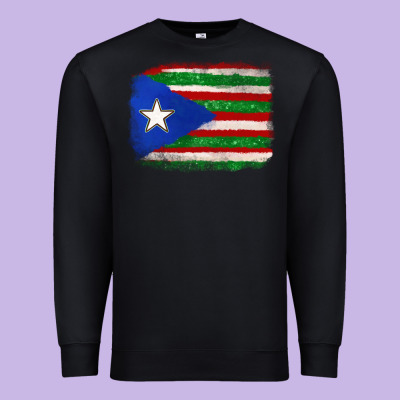 Mexico And Puerto Rico Flag Premium Sweatshirt Designed By Texasbilliewilder