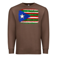 Chestnut Mexico and Puerto Rico Flag Premium Sweatshirt - texasbilliewilder