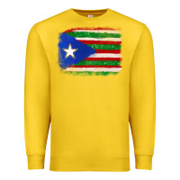 Lemon Mexico and Puerto Rico Flag Premium Sweatshirt - texasbilliewilder