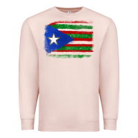 Pale Pink Mexico and Puerto Rico Flag Premium Sweatshirt - texasbilliewilder