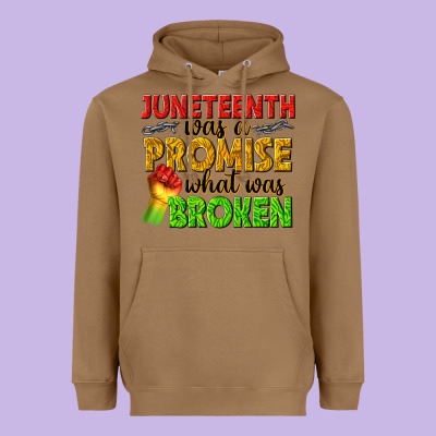 Heavyweight Hoodie juneteenth was a promise what was broken