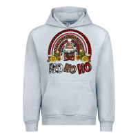 Heather Grey rainbow and hohoho with gnome Urban Hoodie - AdoDesignShop