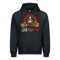 Navy rainbow and hohoho with gnome Urban Hoodie - AdoDesignShop