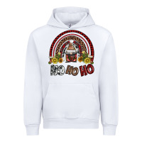 White rainbow and hohoho with gnome Urban Hoodie - AdoDesignShop