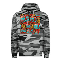 Slate Camo back to school with apple seamless pattern Premium Hoodie - BundleAndBundleShop
