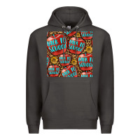 Smoke back to school with apple seamless pattern Premium Hoodie - BundleAndBundleShop