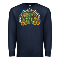 Navy western rainbow with cactus Premium Sweatshirt - RanaPortraitStore