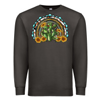 Smoke western rainbow with cactus Premium Sweatshirt - RanaPortraitStore